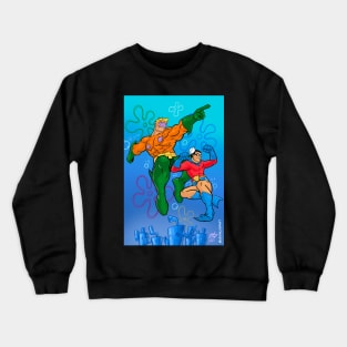 Star face and sailor boy Crewneck Sweatshirt